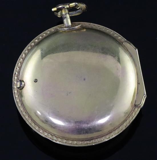 George Charle, London, a triple-cased tortoiseshell and gilt metal keywind pocket watch, No. 1885, made for the Turkish market,